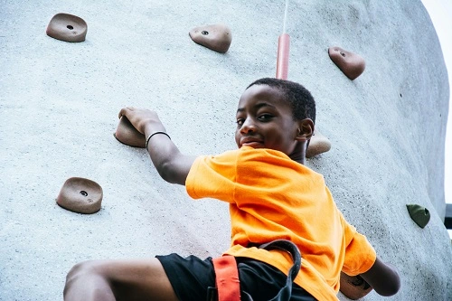 Child climbing-Rightset Ghana